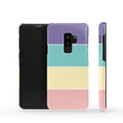 Pastel Stacks | Rectangle Shapes Samsung Case Slim for Galaxy S9 Plus 