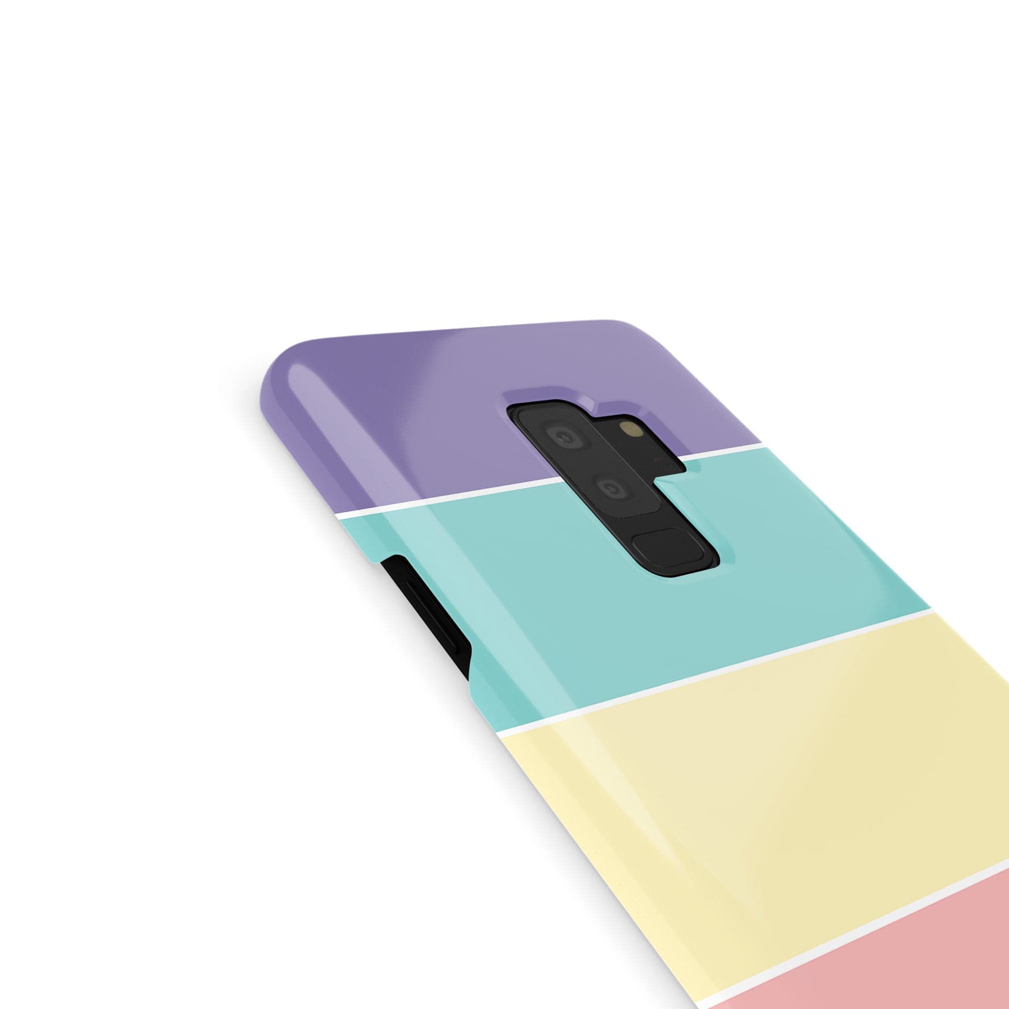 Pastel Stacks | Rectangle Shapes Samsung Case Slim for Galaxy S9 Plus 