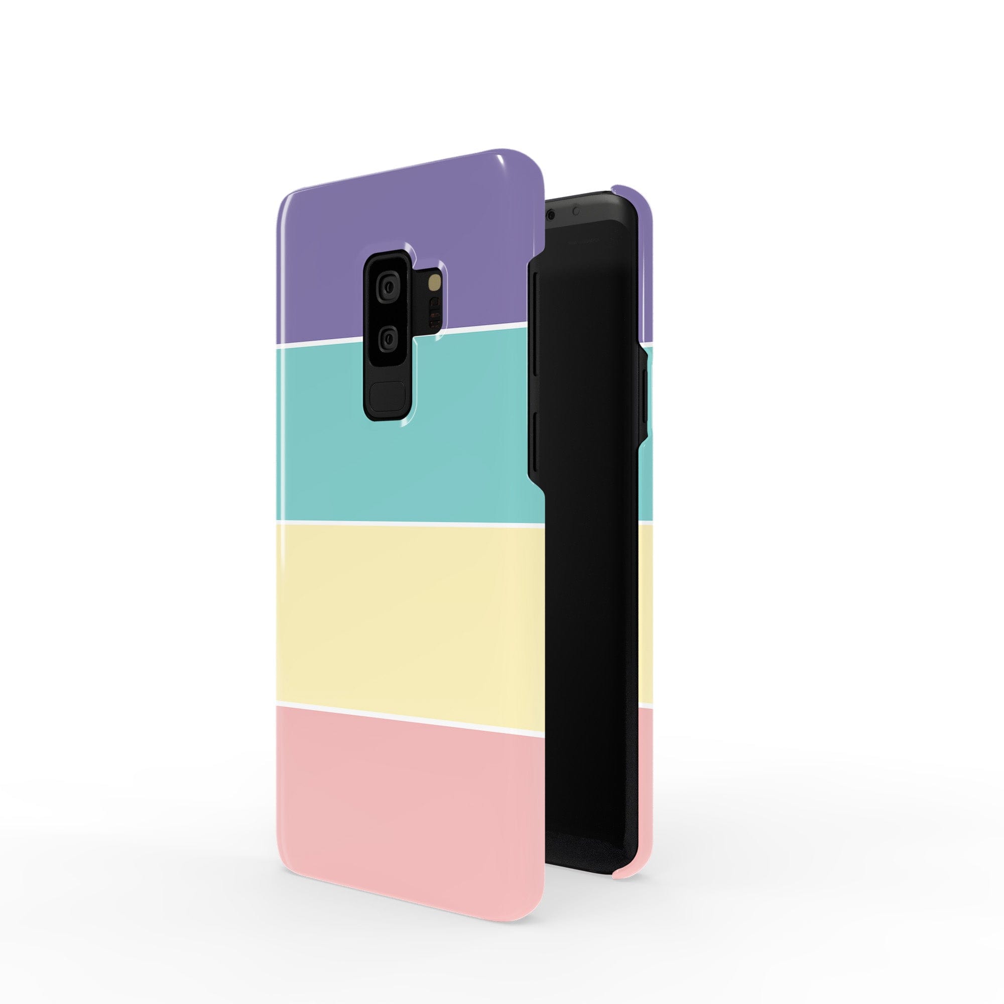 Pastel Stacks | Rectangle Shapes Samsung Case Slim for Galaxy S9 Plus 