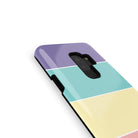 Pastel Stacks | Rectangle Shapes Samsung Case Tough for Galaxy S9 Plus 