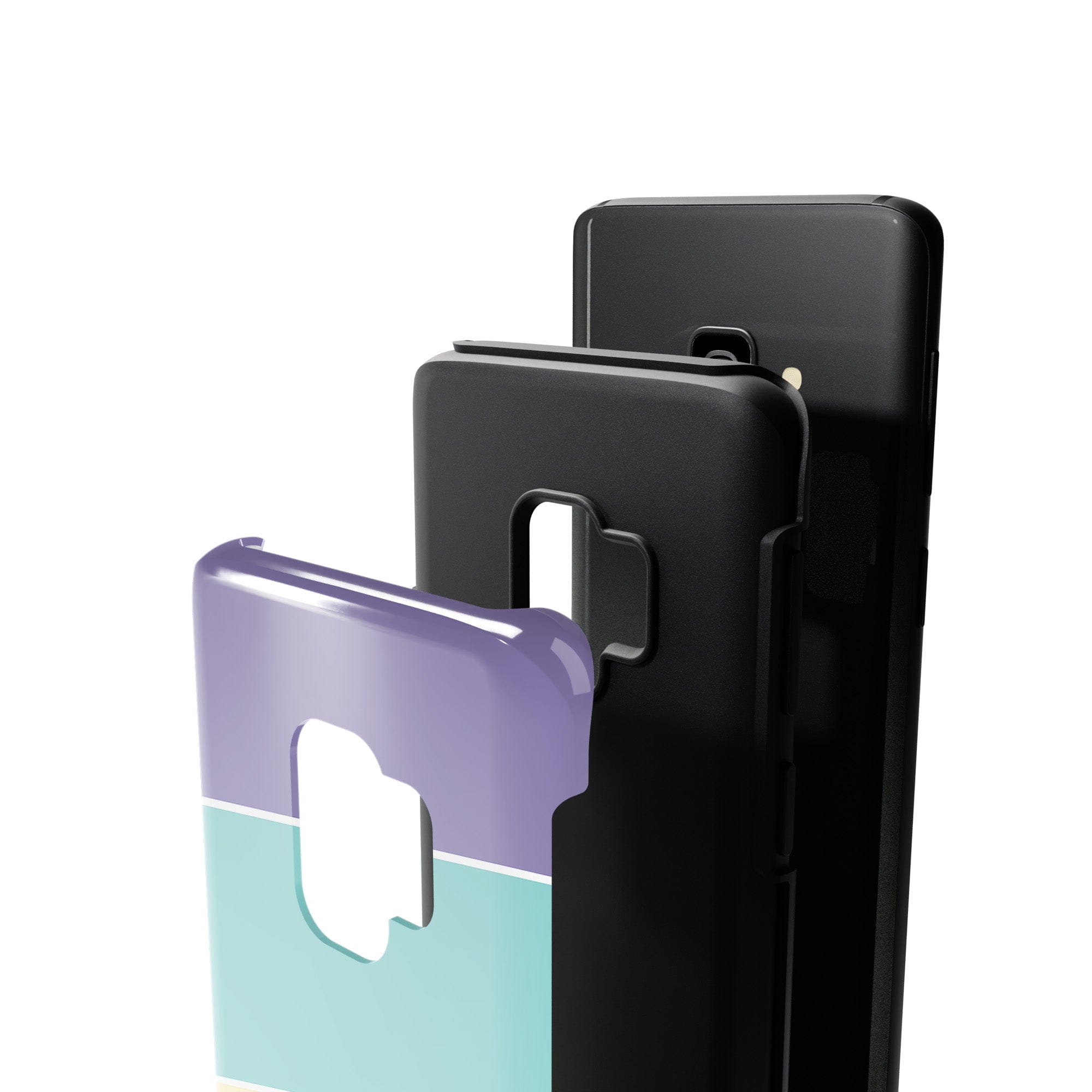 Pastel Stacks | Rectangle Shapes Samsung Case Tough for Galaxy S9 