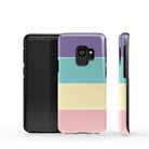 Pastel Stacks | Rectangle Shapes Samsung Case Tough for Galaxy S9 