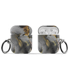 Perfect Gentleman | Marble Apple AirPods Case for AirPods 1&2 Black