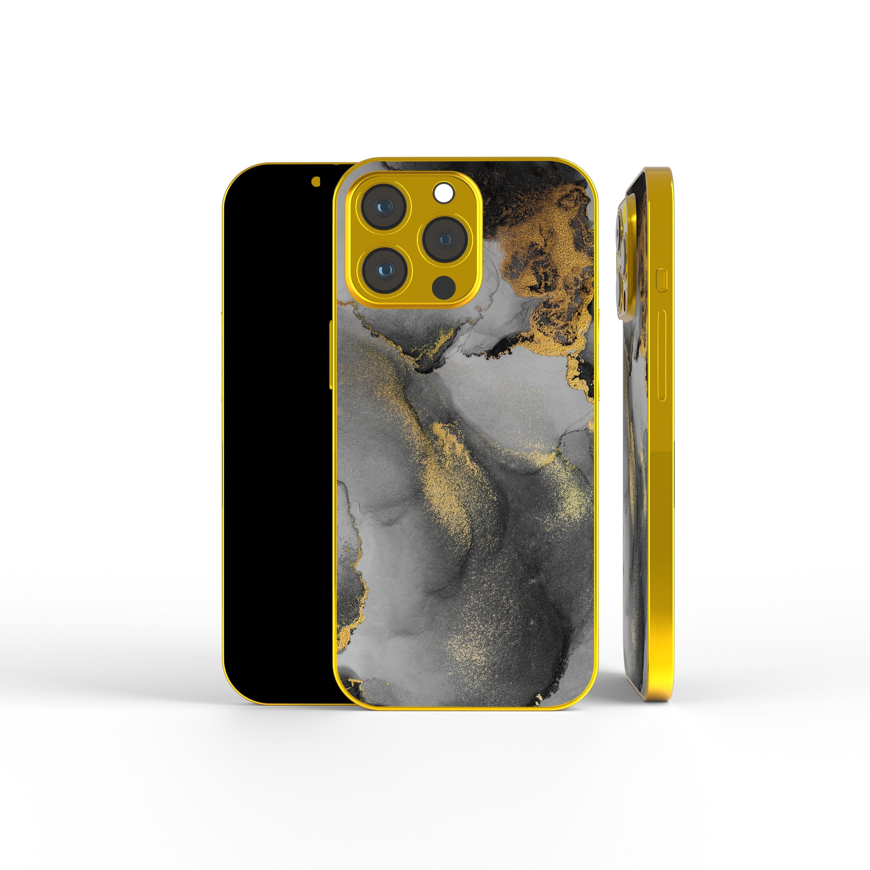 Perfect Gentleman | Marble Precious Metals Case in Gold