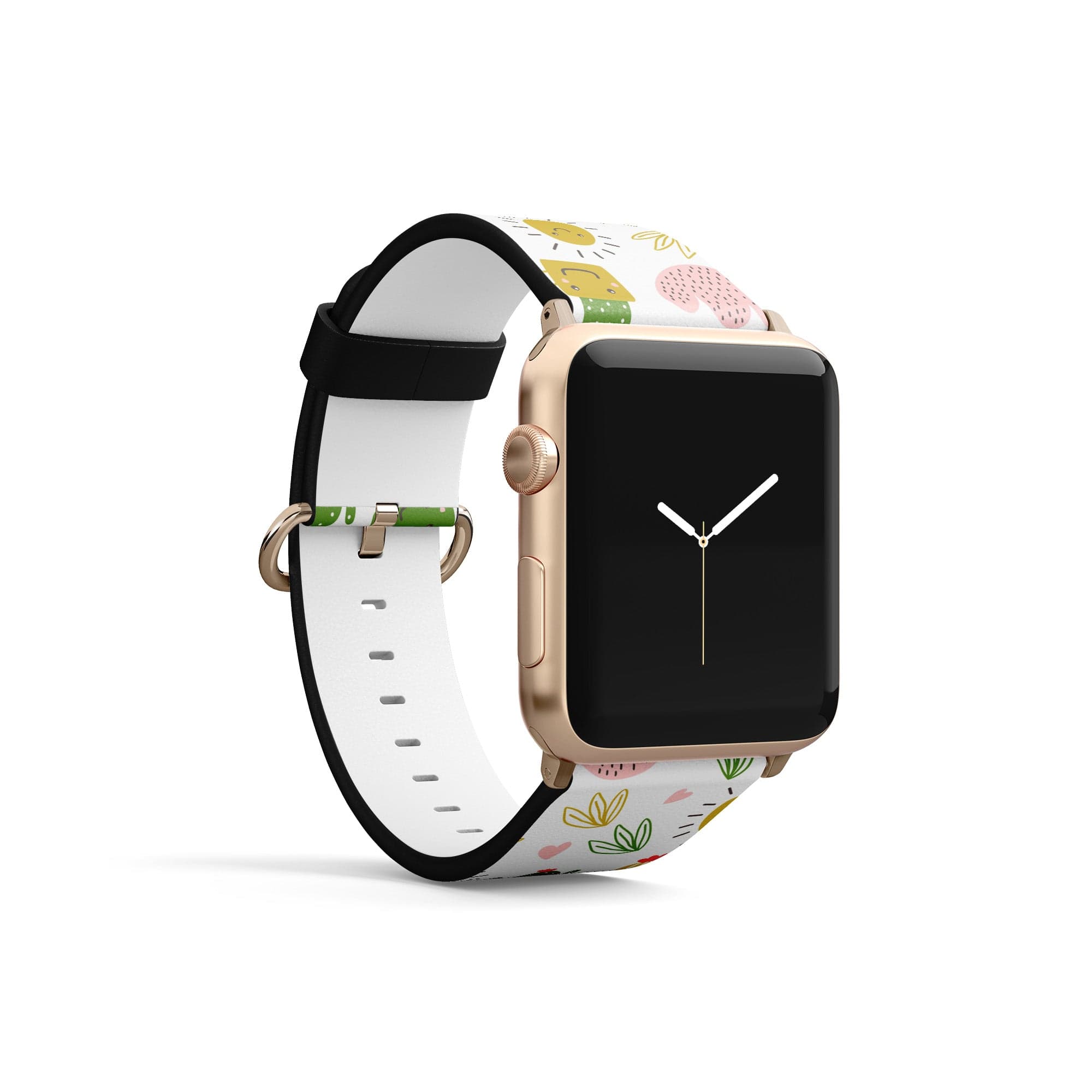 Prickly Sunshine | Cute Cactus Apple Watch Band for 38/40/41 mm Watch in Gold