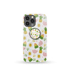 Prickly Sunshine | Cute Cactus Foldable Phone Grip in Black