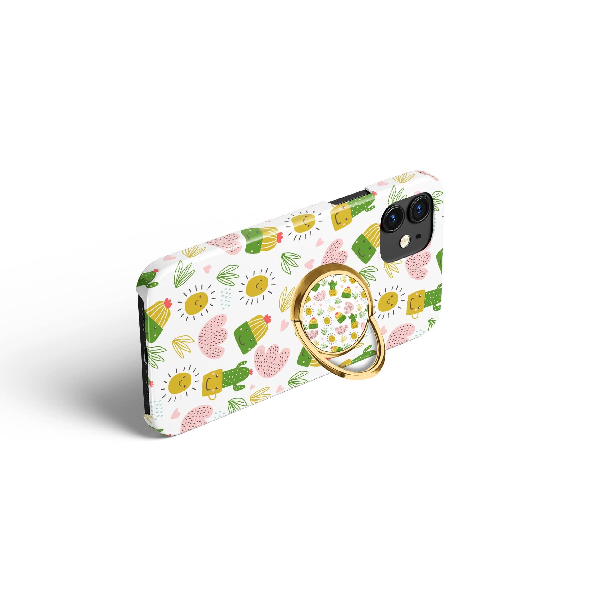 Prickly Sunshine | Cute Cactus Ring Holder in Gold