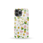 Prickly Sunshine | Cute Cactus Foldable Phone Grip in White