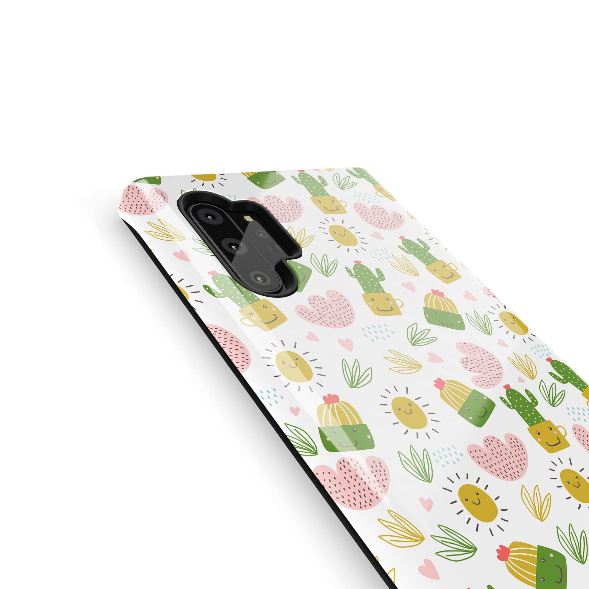 Prickly Sunshine | Cute Cactus Samsung Case Tough for Galaxy Note 10 Plus 