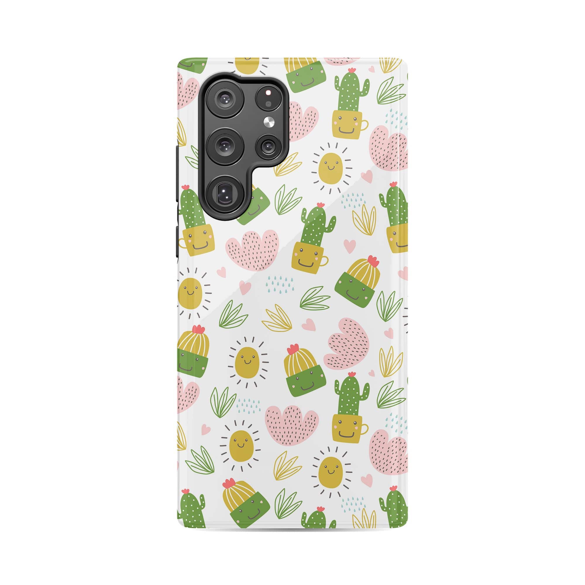 Prickly Sunshine | Cute Cactus Samsung Case Tough for Galaxy S22 Ultra