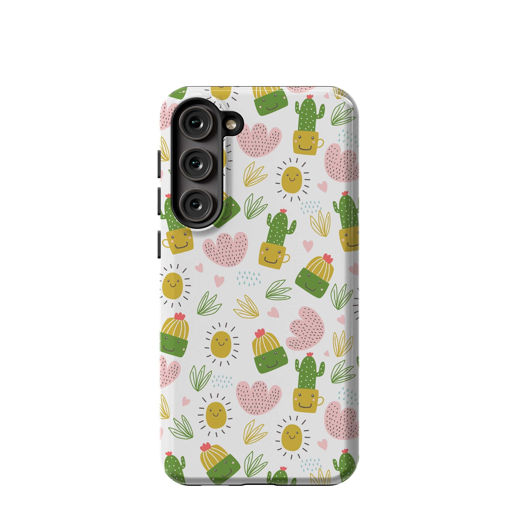 Prickly Sunshine | Cute Cactus Samsung Case Tough for Galaxy S23 Plus