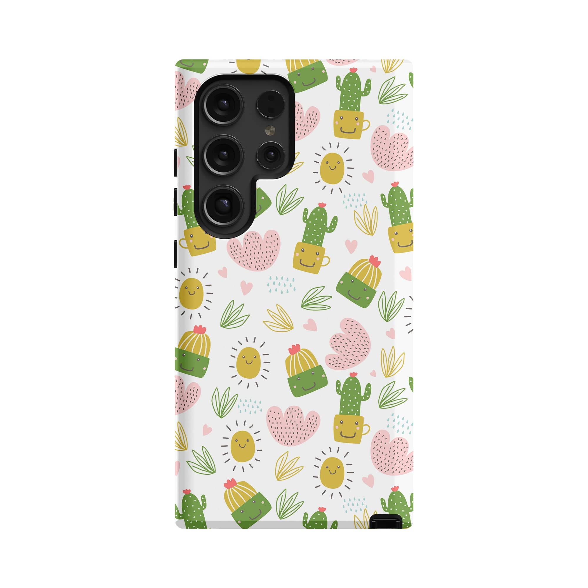 Prickly Sunshine | Cute Cactus Samsung Case Tough for Galaxy S24 Ultra