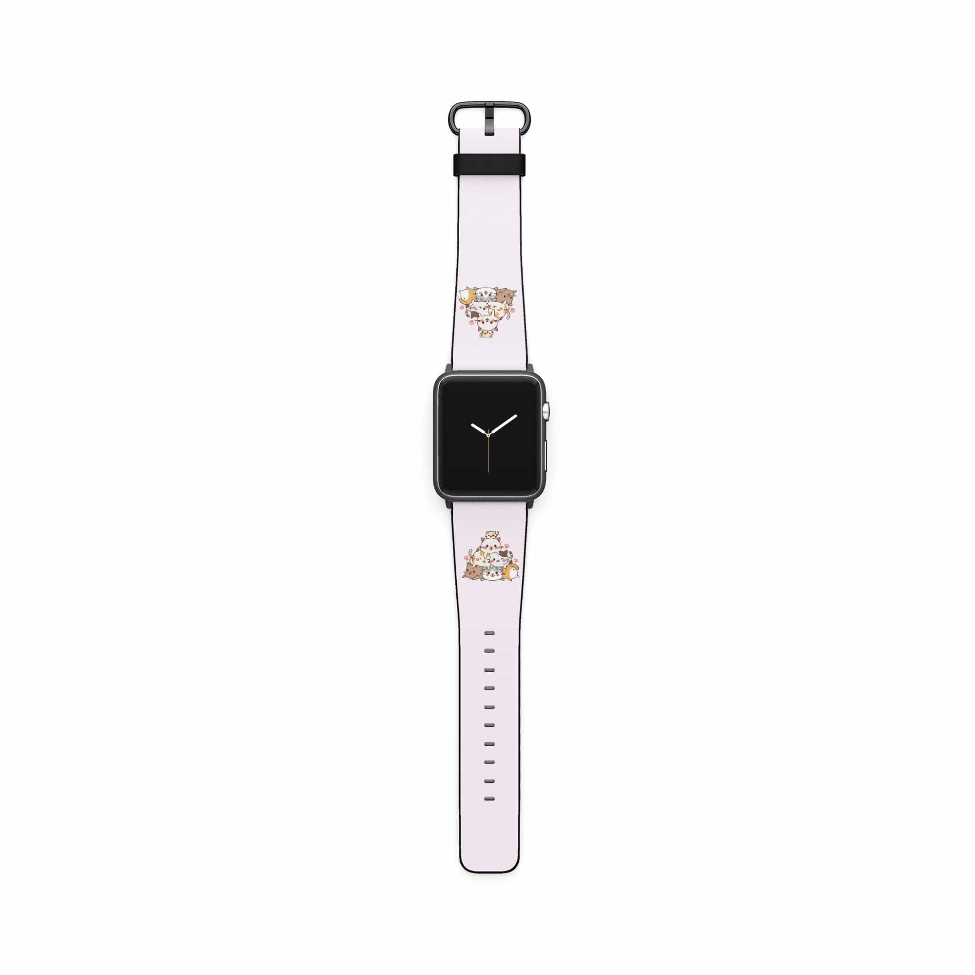 Purrramid | Cat  Apple Watch Band for 38/40/41 mm Watch in Black