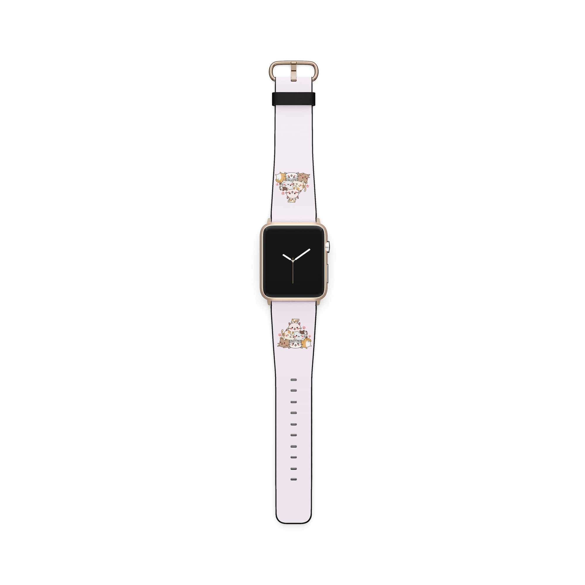 Purrramid | Cat  Apple Watch Band for 38/40/41 mm Watch in Gold