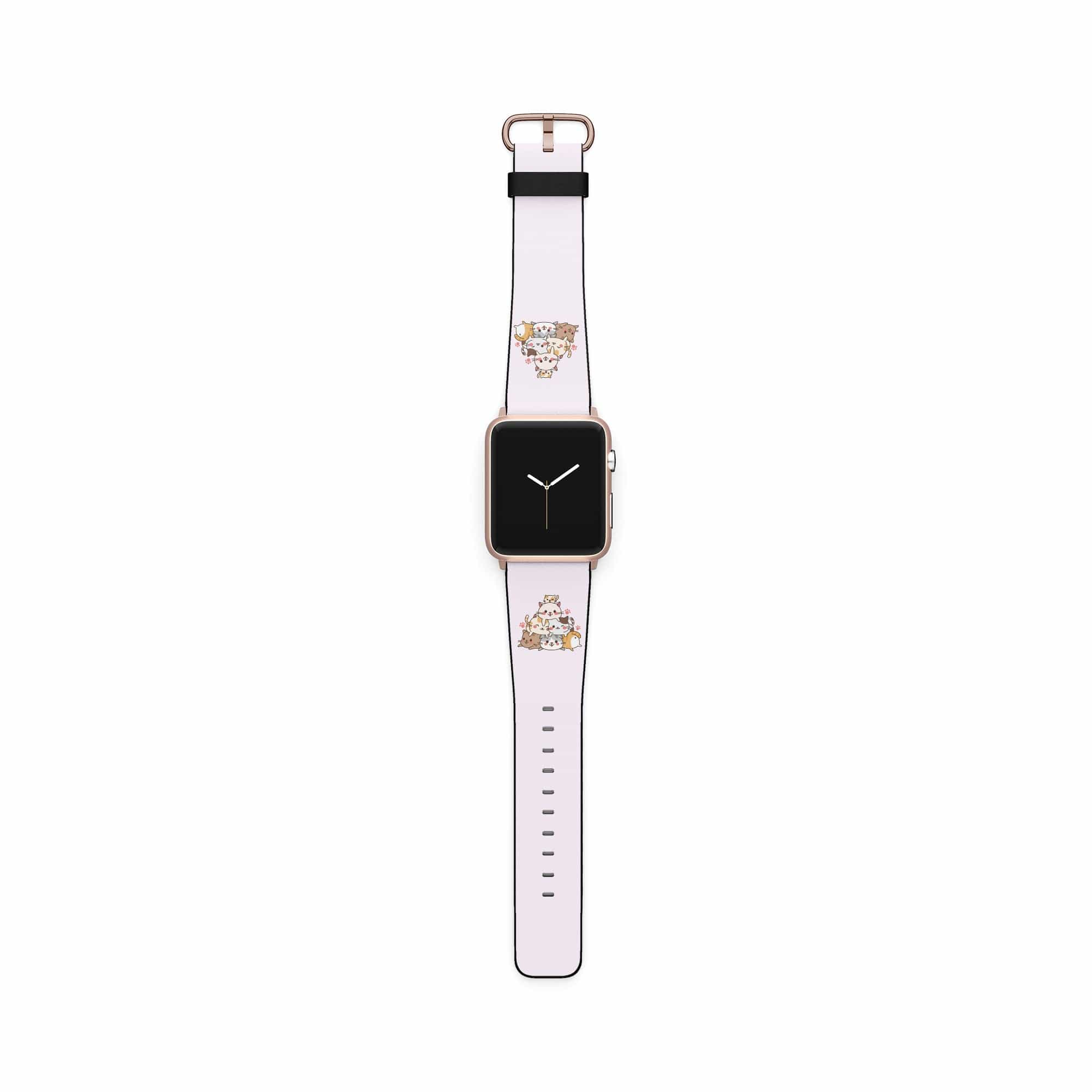 Purrramid | Cat  Apple Watch Band for 38/40/41 mm Watch in Rose Gold