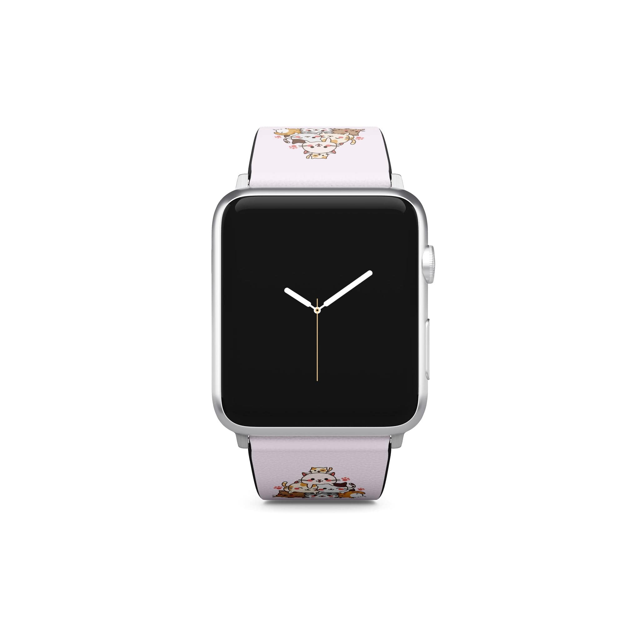 Purrramid | Cat  Apple Watch Band for 38/40/41 mm Watch in Silver