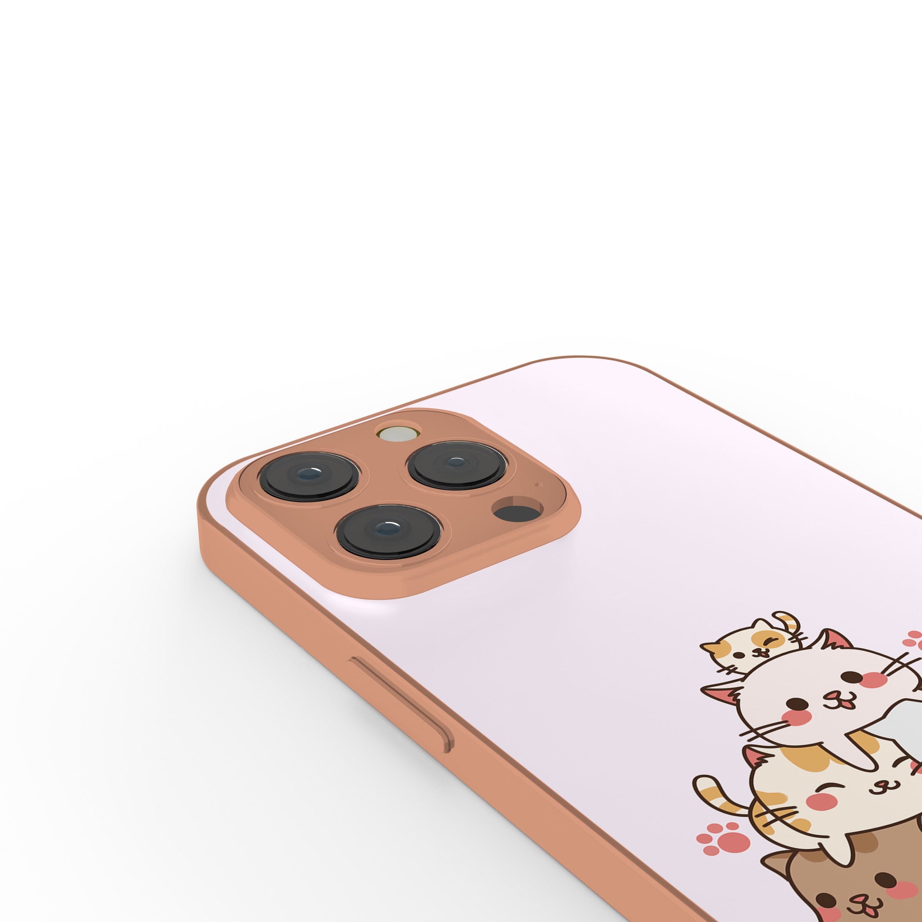 Purrramid | Cat Precious Metals Case in Rose Gold