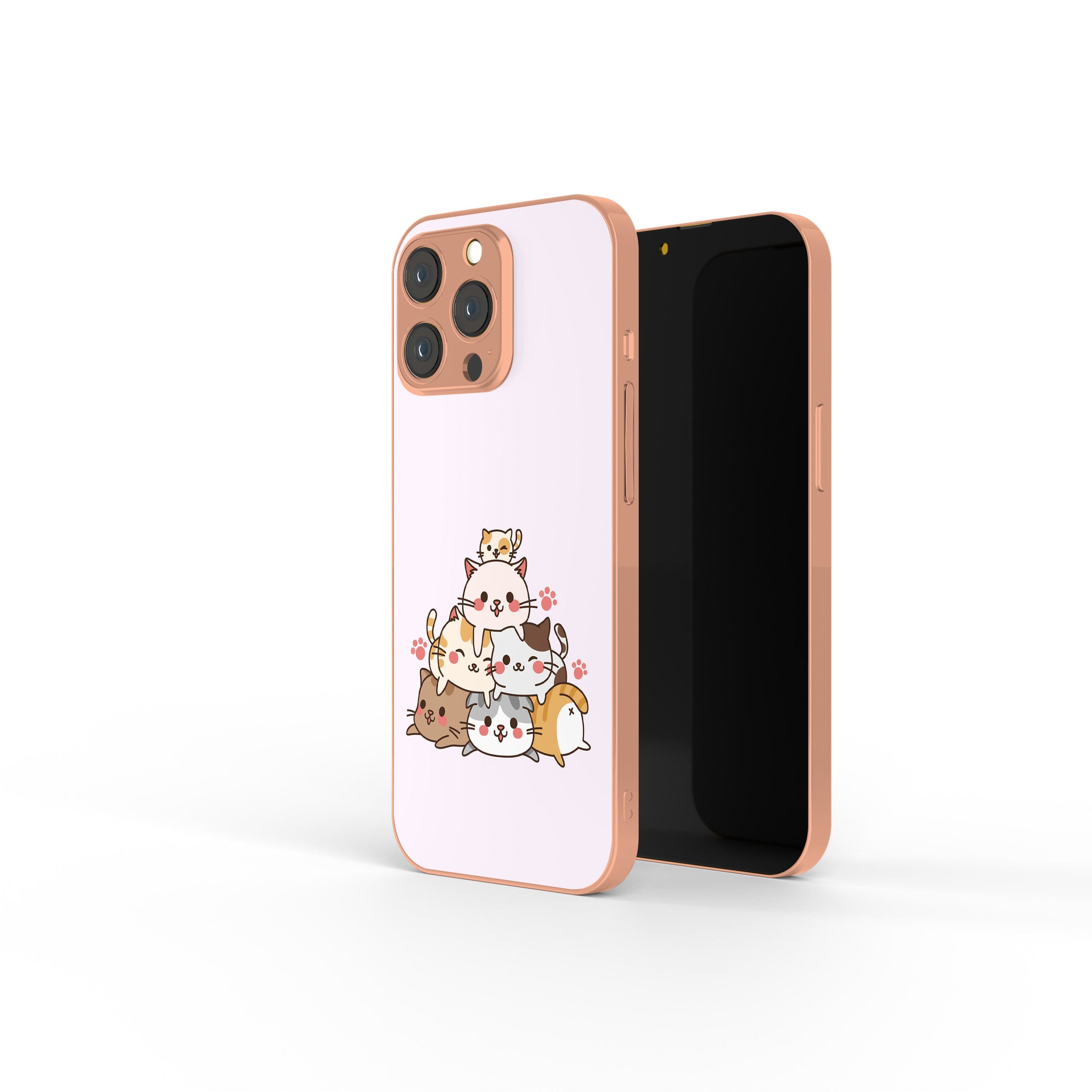 Purrramid | Cat Precious Metals Case in Rose Gold