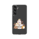 Purrramid | Cat Samsung Case Clear for Galaxy S24 Plus