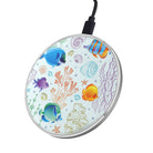 Radiant Reef | Tropical Fish Wireless Charging Pad in Silver