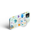 Radiant Reef | Tropical Fish Foldable Phone Grip in White