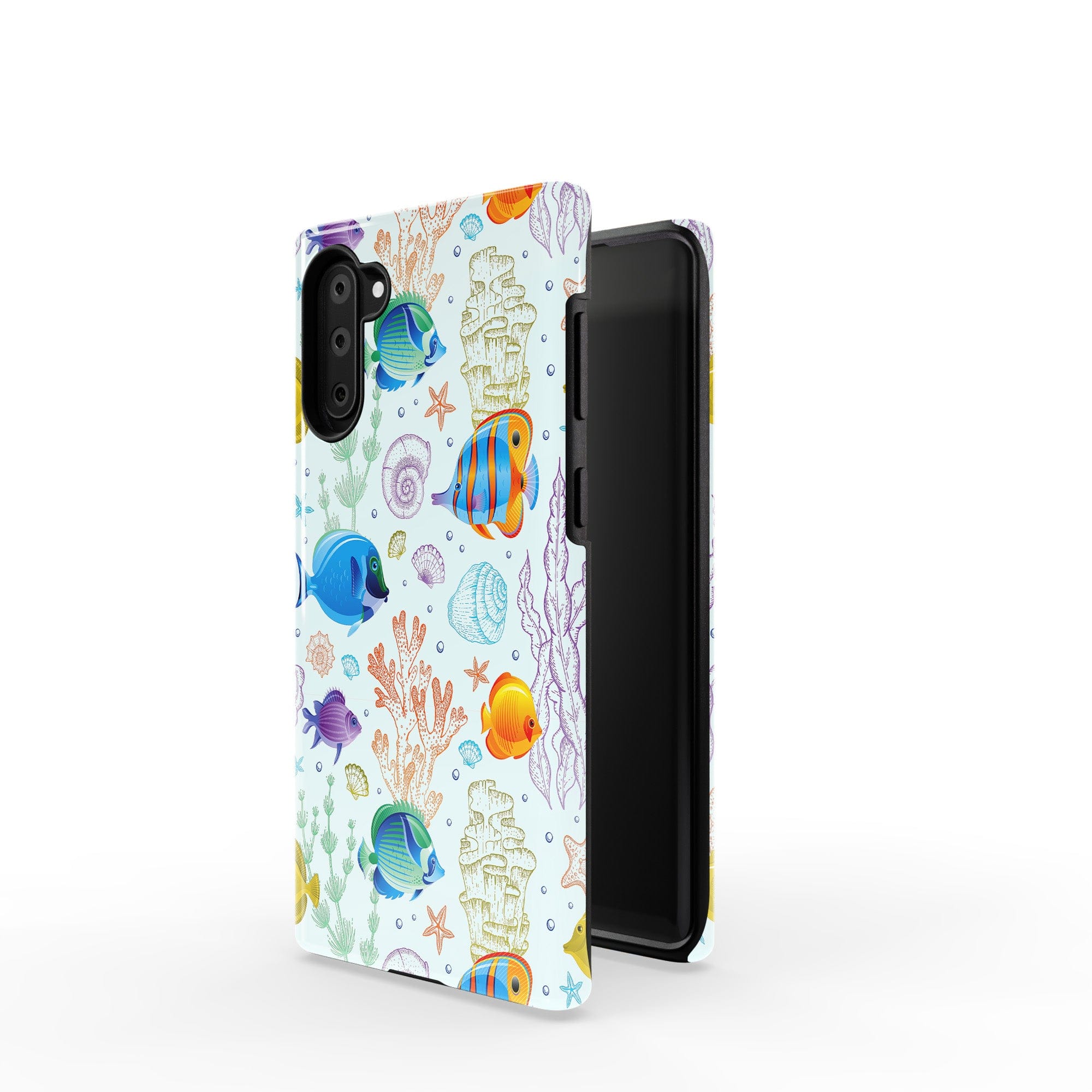 Radiant Reef | Tropical Fish Samsung Case Tough for Galaxy Note 10 