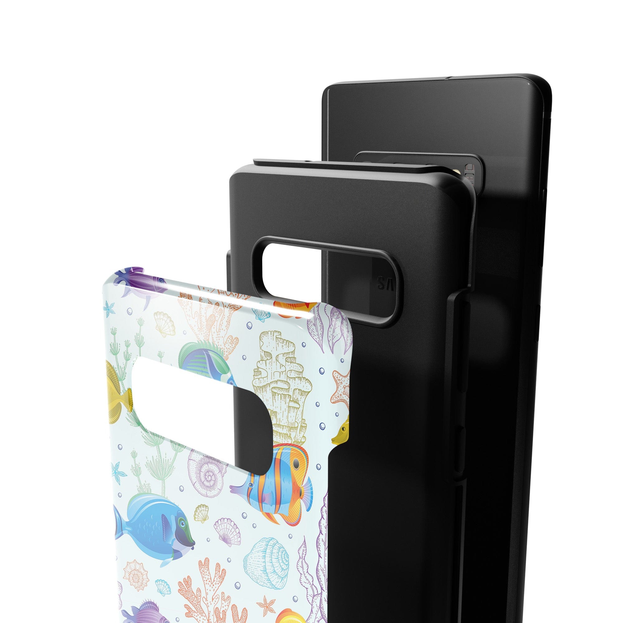 Radiant Reef | Tropical Fish Samsung Case Tough for Galaxy S10 Plus 