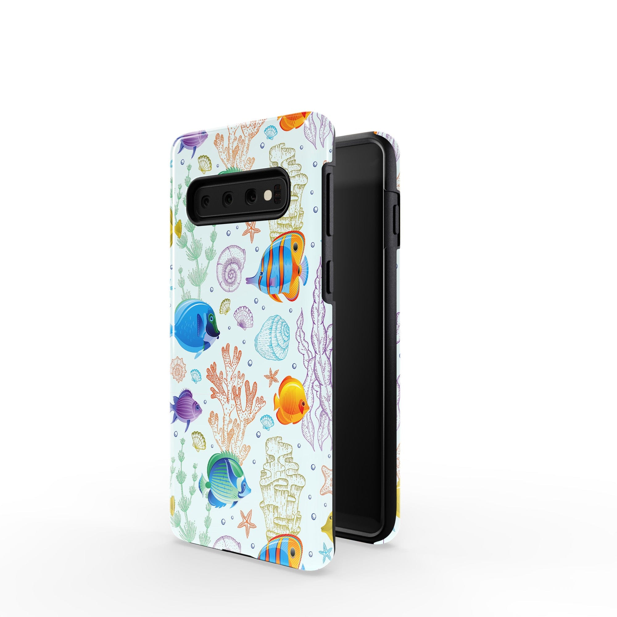 Radiant Reef | Tropical Fish Samsung Case Tough for Galaxy S10 