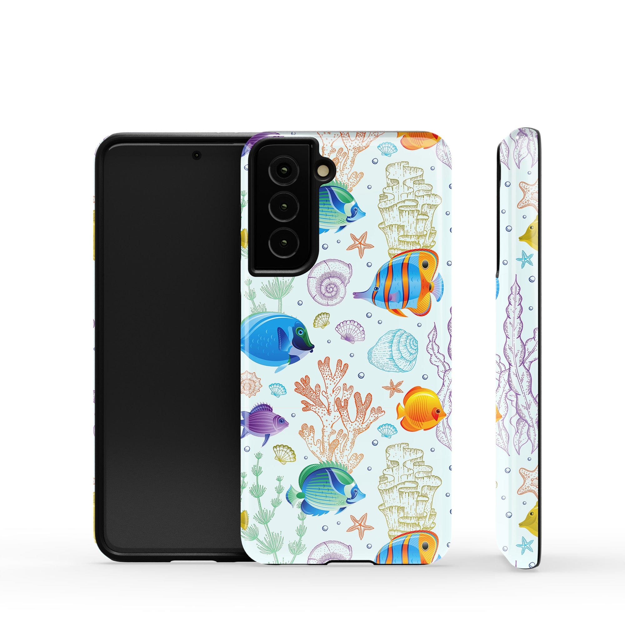 Radiant Reef | Tropical Fish Samsung Case Tough for Galaxy S21 