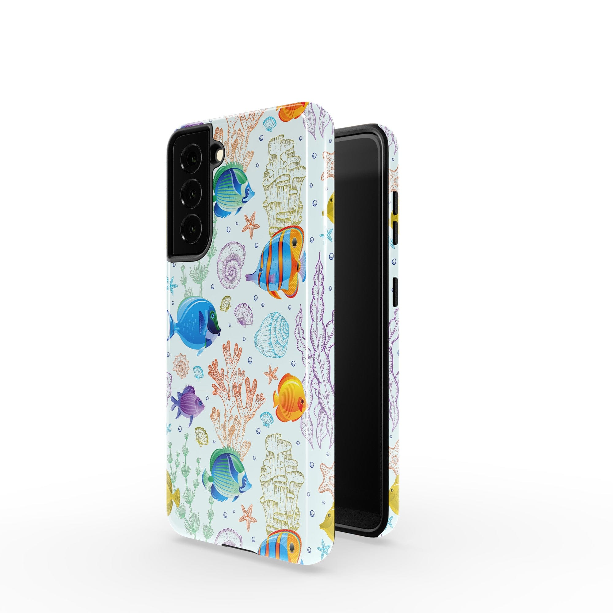 Radiant Reef | Tropical Fish Samsung Case Tough for Galaxy S21 