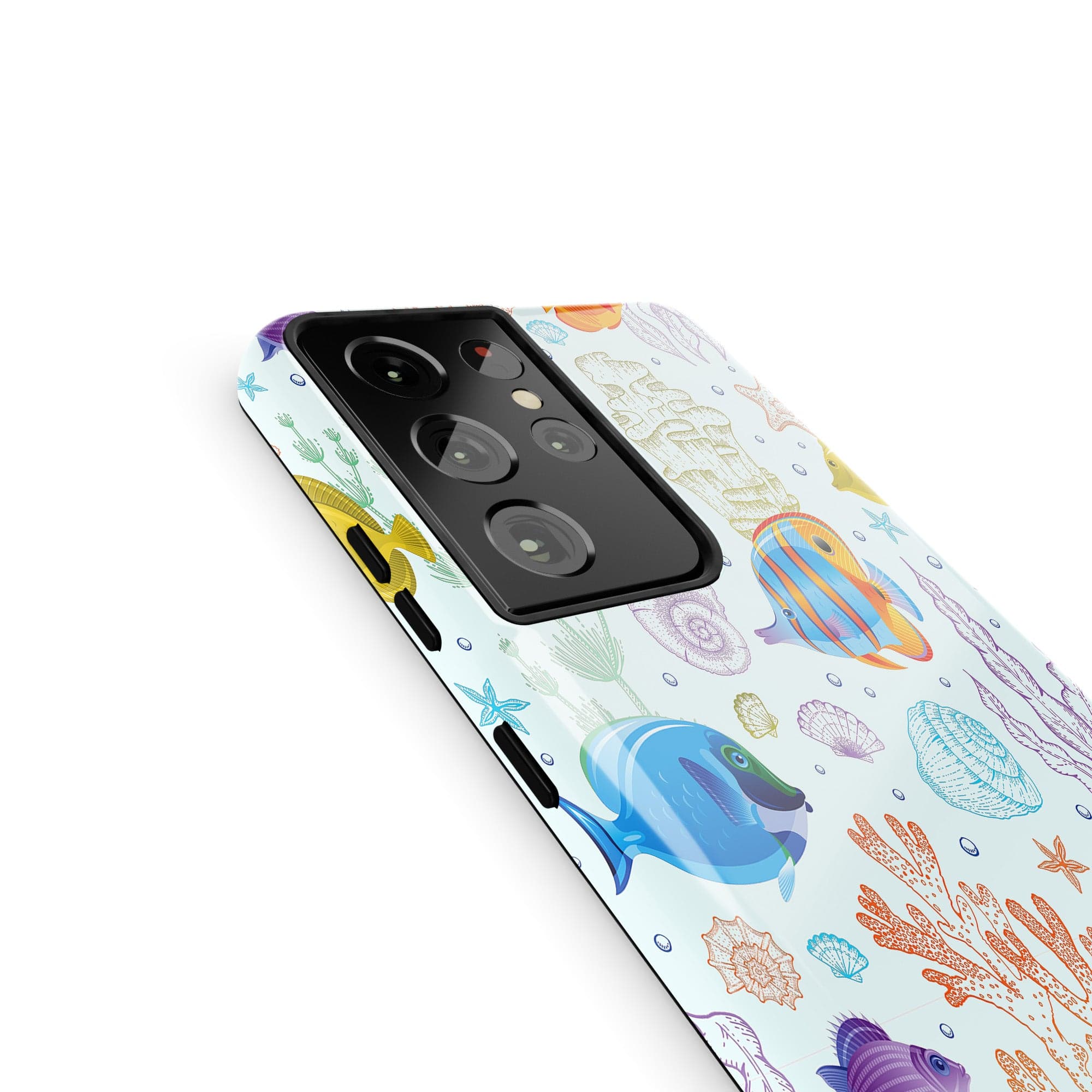 Radiant Reef | Tropical Fish Samsung Case Tough for Galaxy S21 Ultra