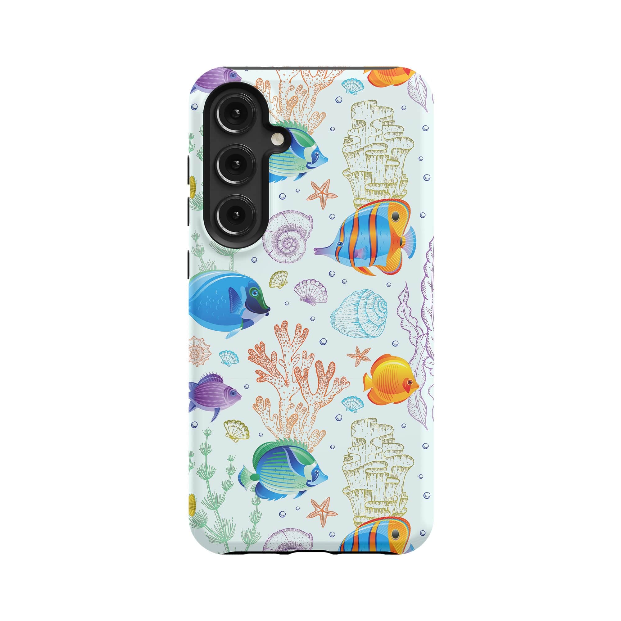 Radiant Reef | Tropical Fish Samsung Case Tough for Galaxy S24 Plus