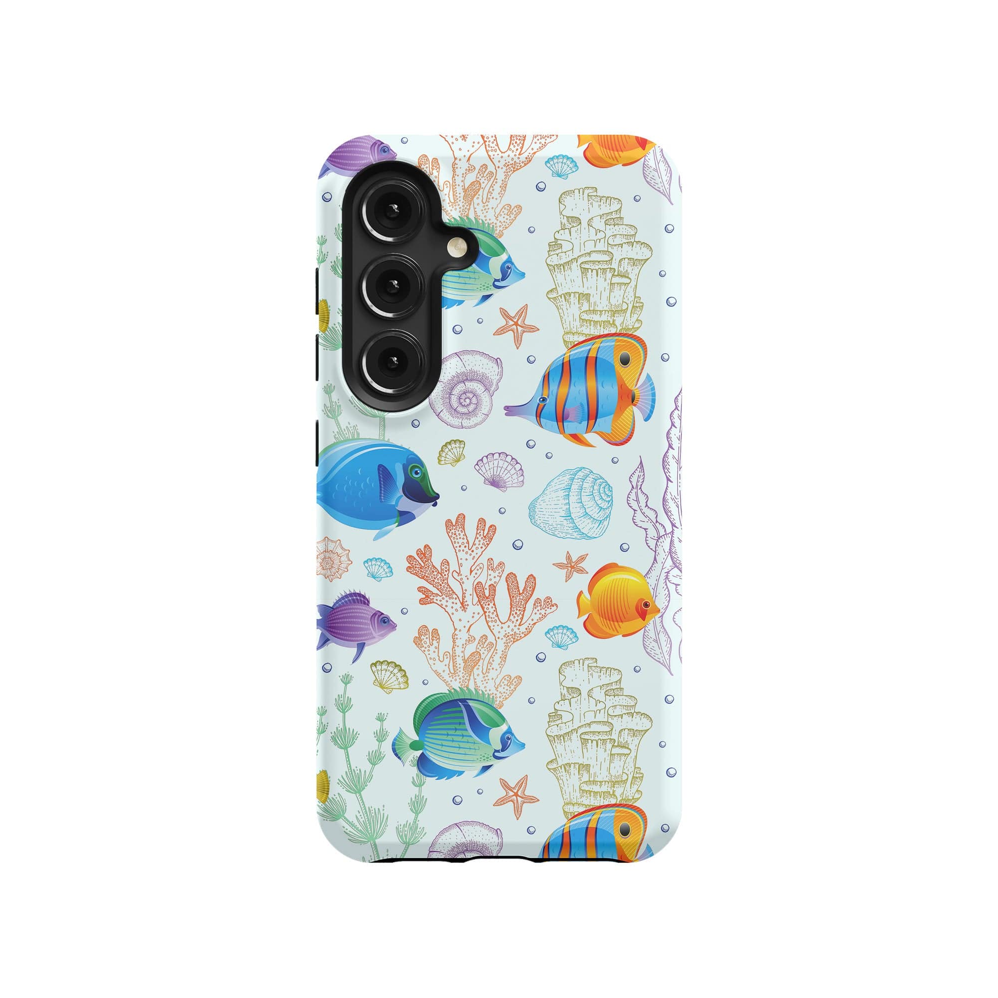 Radiant Reef | Tropical Fish Samsung Case Tough for Galaxy S24