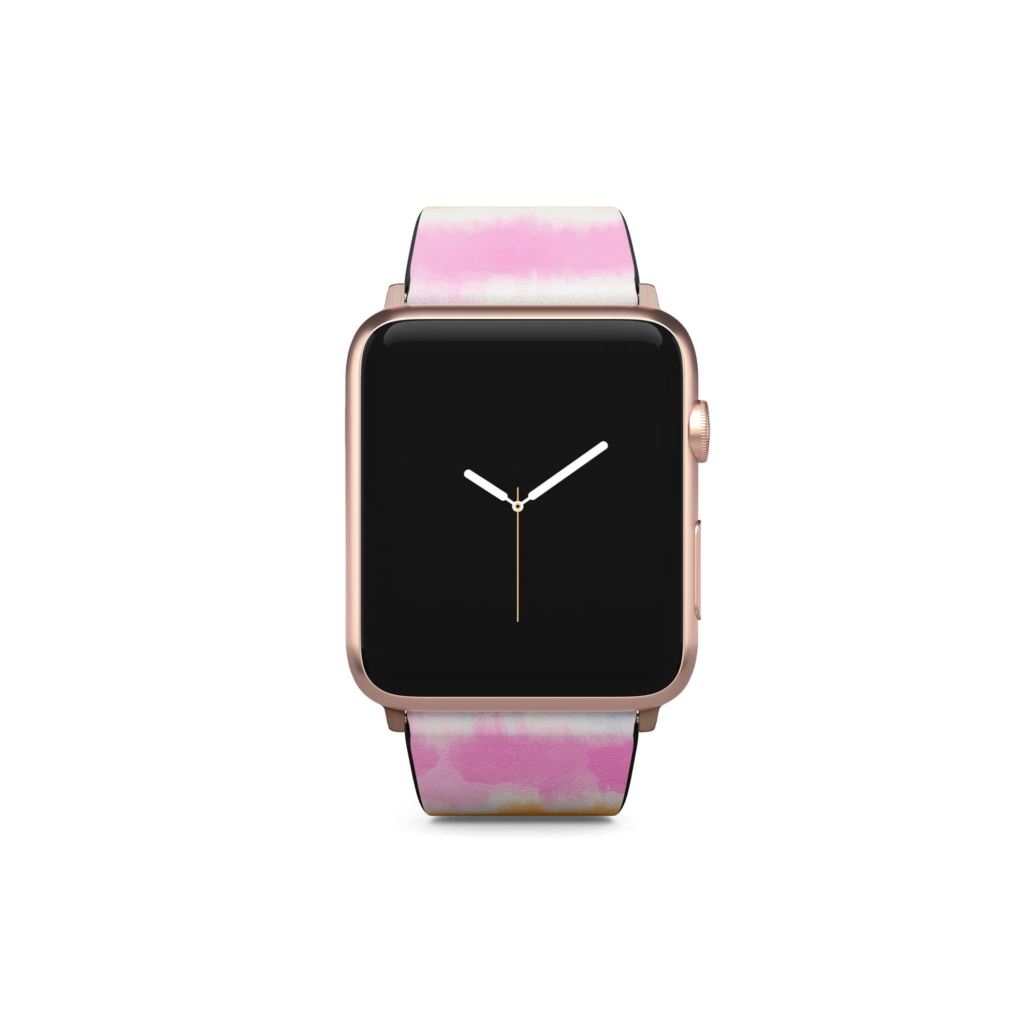 Rainbow Static | Tie Dye Apple Watch Band for 38/40/41 mm Watch in Rose Gold