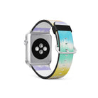 Rainbow Static | Tie Dye Apple Watch Band for 38/40/41 mm Watch in Silver