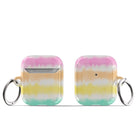 Rainbow Static | Tie Dye Apple AirPods Case for AirPods 1&2 Silver