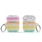 Rainbow Static | Tie Dye Apple AirPods Case for AirPods 1&2 Silver