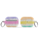 Rainbow Static | Tie Dye Apple AirPods Case for AirPods 3 & AirPods Pro 1&2 Silver