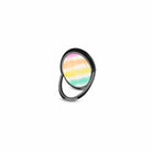 Rainbow Static | Tie Dye Ring Holder in Black