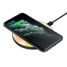 Rainbow Static | Tie Dye Wireless Charging Pad in Black