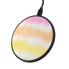 Rainbow Static | Tie Dye Wireless Charging Pad in Black