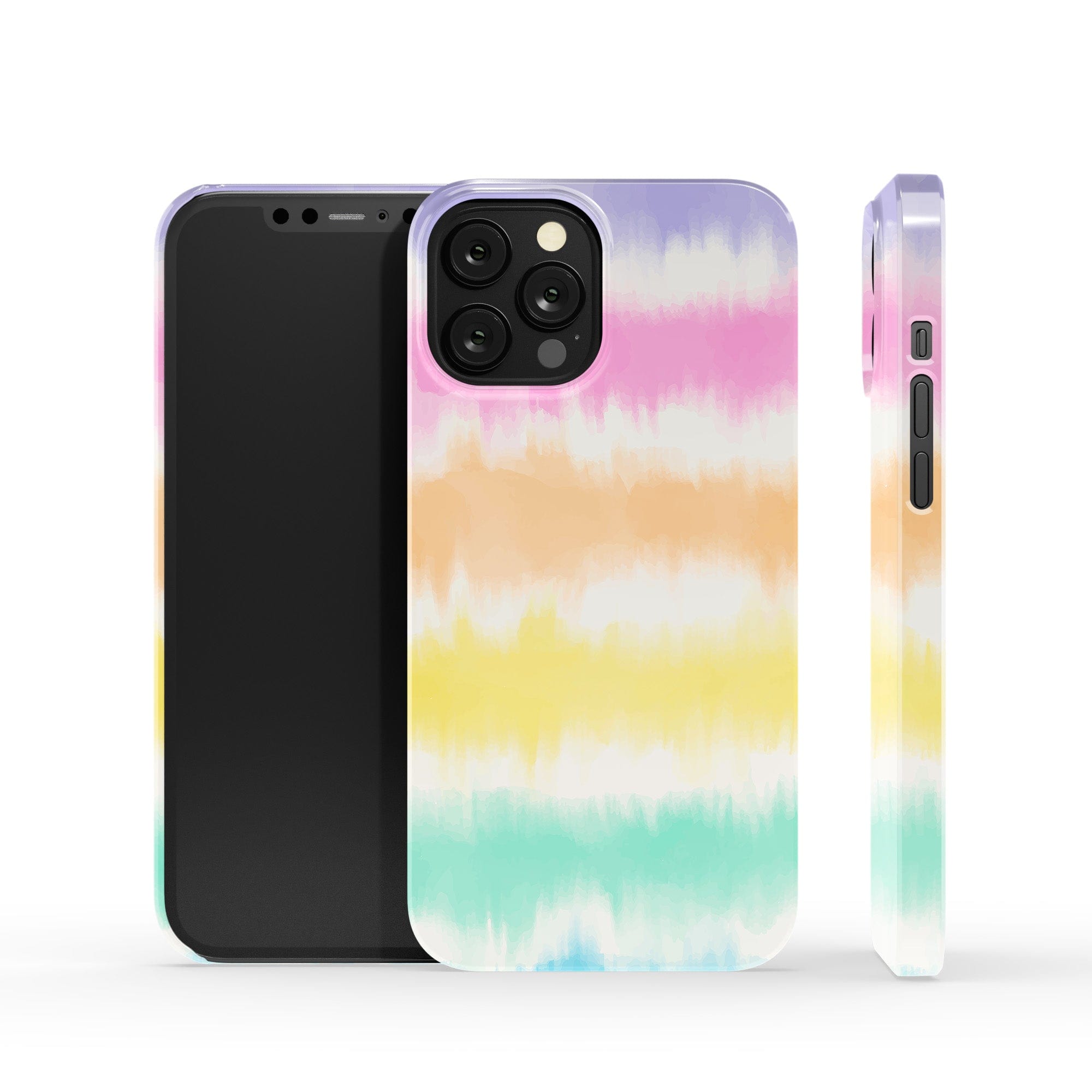 Rainbow Static | Tie Dye Case Slim for iPhone X/XS