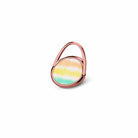 Rainbow Static | Tie Dye Ring Holder in Rose Gold