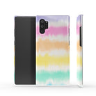 Rainbow Static | Tie Dye Samsung Case Slim for Galaxy Note 10 Plus 