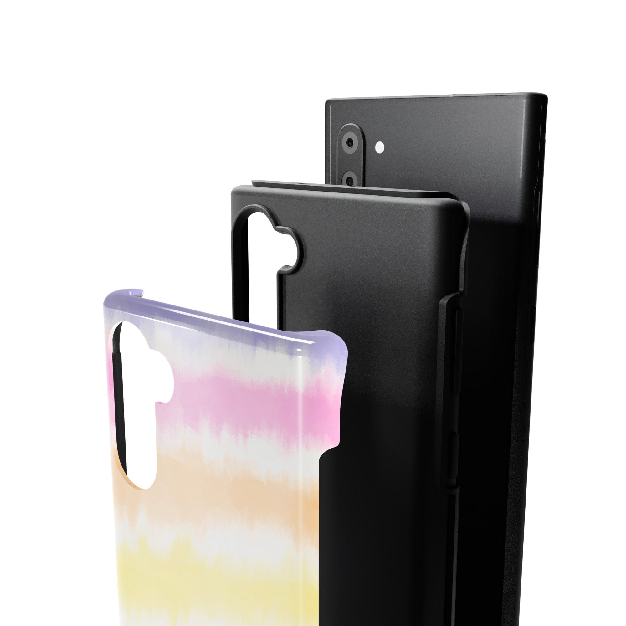 Rainbow Static | Tie Dye Samsung Case Tough for Galaxy Note 10 