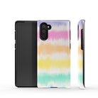 Rainbow Static | Tie Dye Samsung Case Tough for Galaxy Note 10 