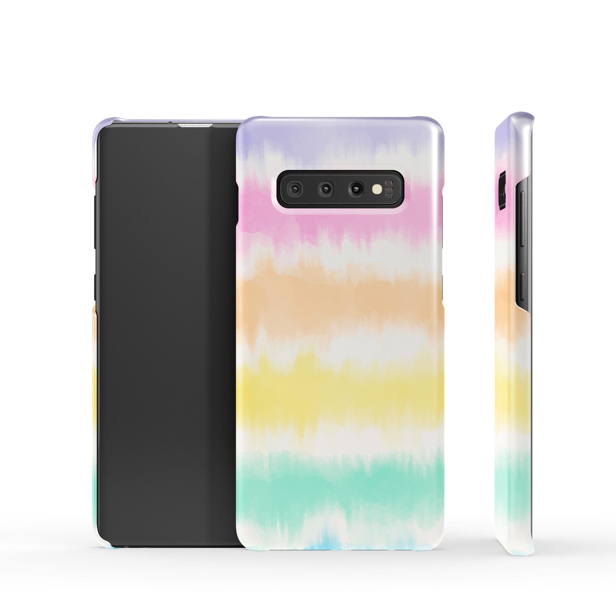 Rainbow Static | Tie Dye Samsung Case Slim for Galaxy S10 Plus 