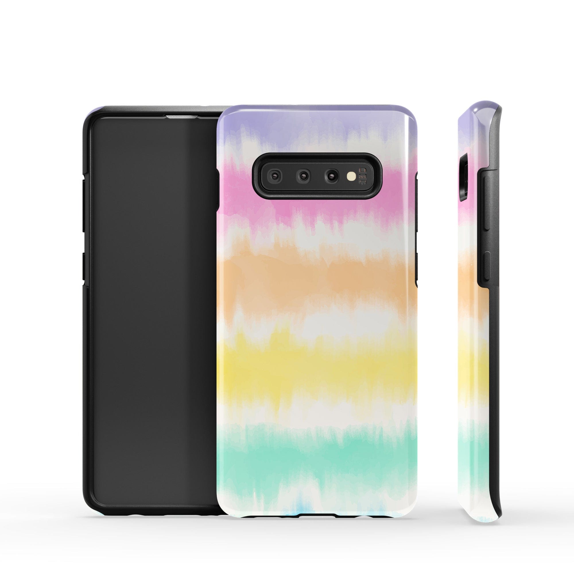 Rainbow Static | Tie Dye Samsung Case Tough for Galaxy S10 Plus 