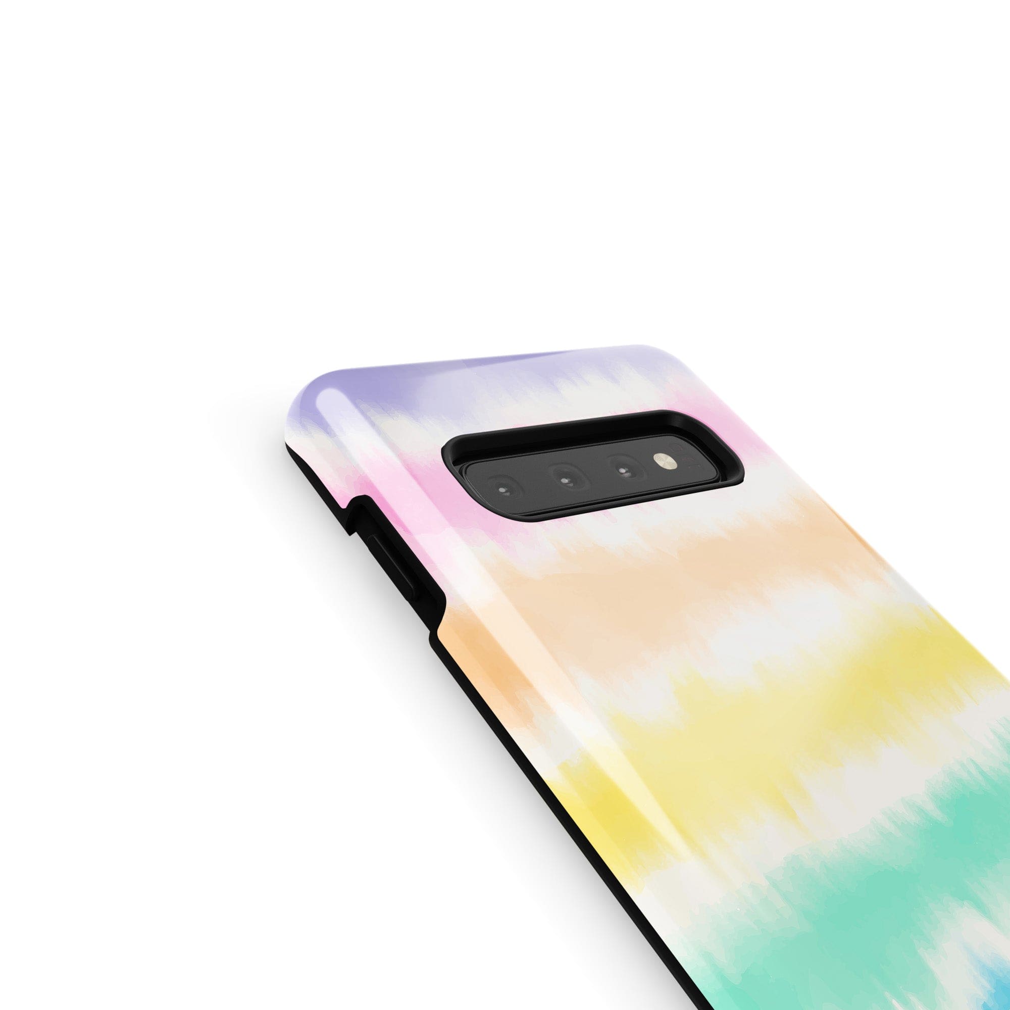 Rainbow Static | Tie Dye Samsung Case Tough for Galaxy S10 