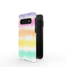 Rainbow Static | Tie Dye Samsung Case Tough for Galaxy S10 